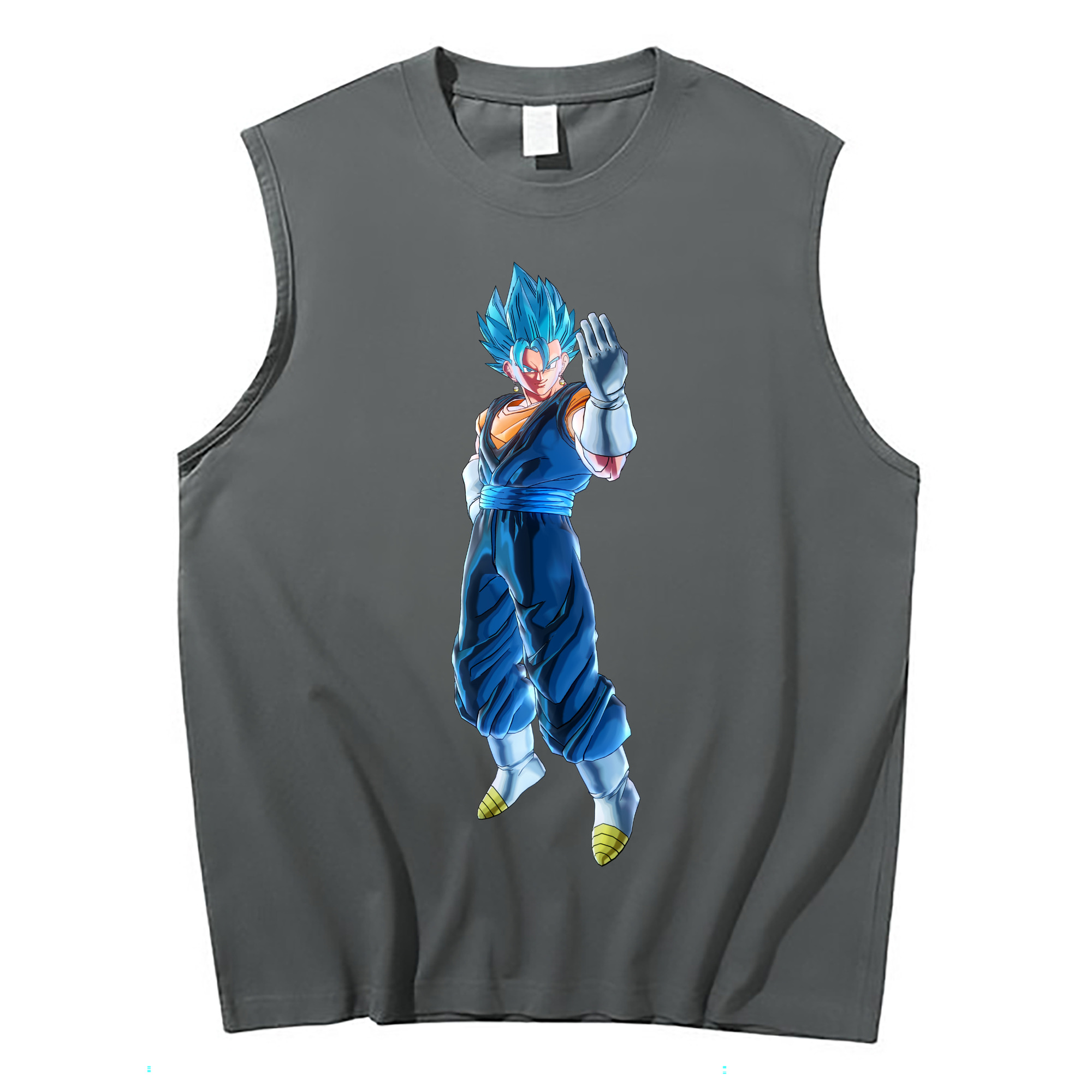 （画像用） ドラゴンボール ベジット DRAGON BALL Vegetto コットン100％タンクトップ（フロントプリント）